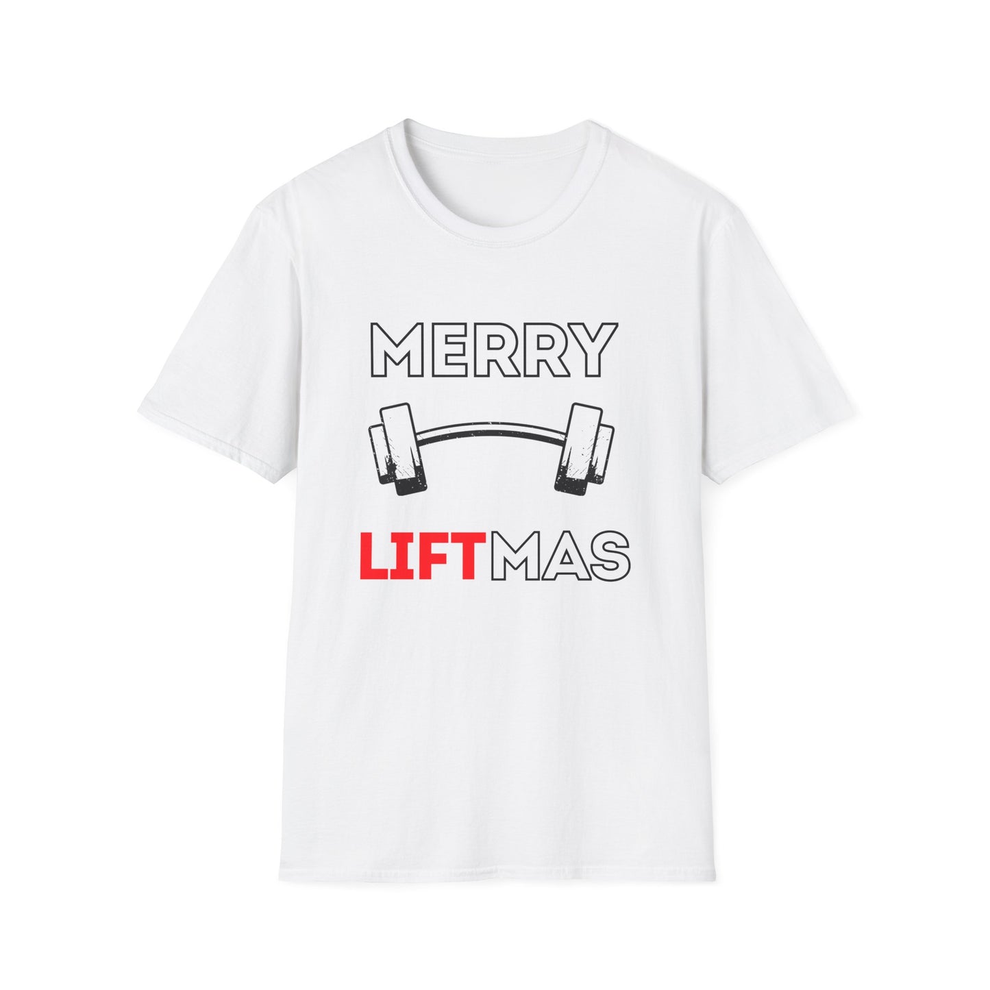 Merry LiftMas Christmas T-Shirt for Workout and Matching Pajamas