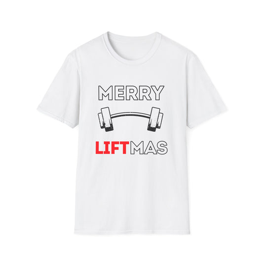 Merry LiftMas Christmas T-Shirt for Workout and Matching Pajamas