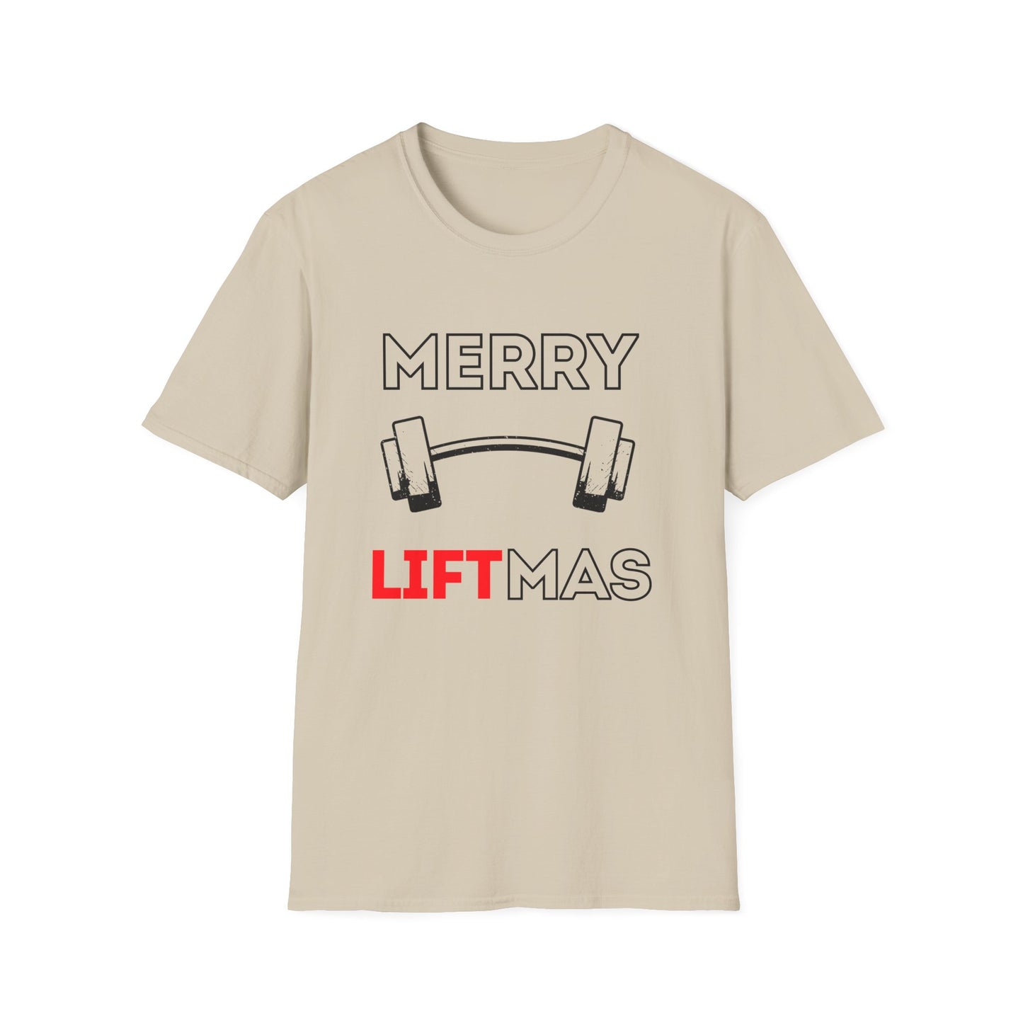 Merry LiftMas Christmas T-Shirt for Workout and Matching Pajamas