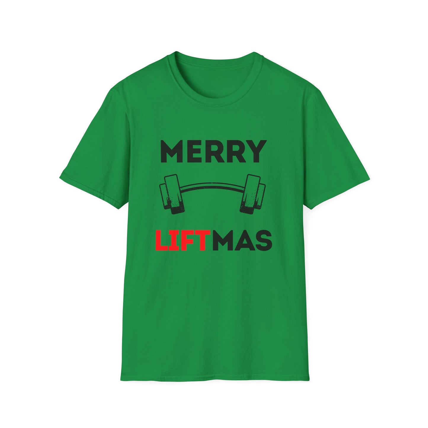 Merry LiftMas Christmas T-Shirt for Workout and Matching Pajamas