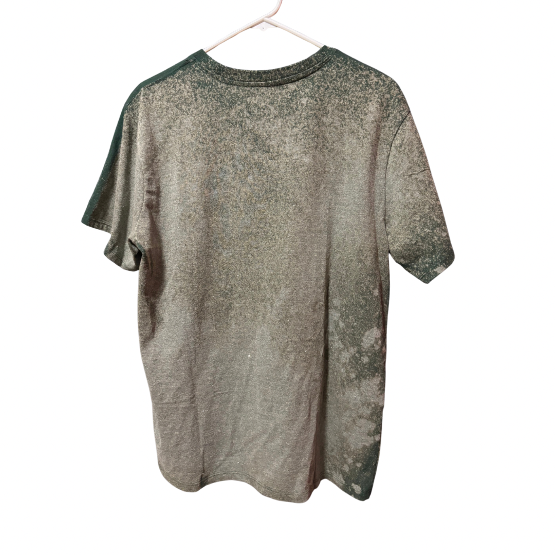 Acid Washed Custom Christmas T Shirt Pajama Top